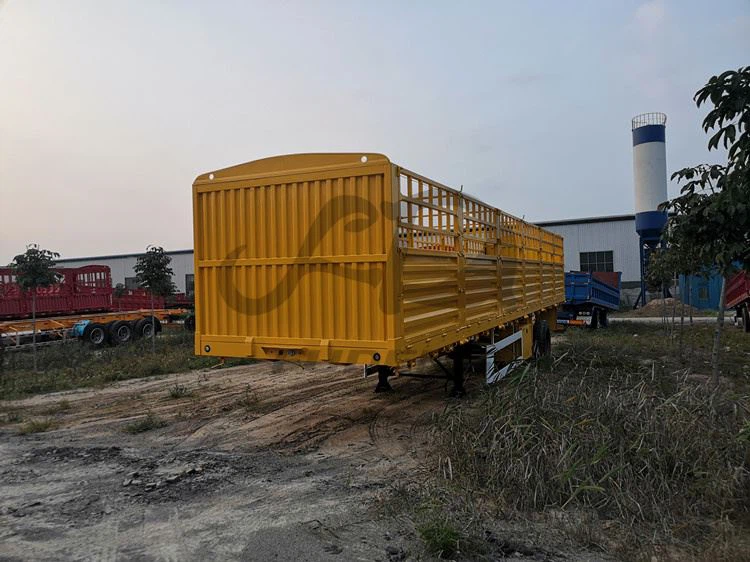3 axles fence cargo trailer