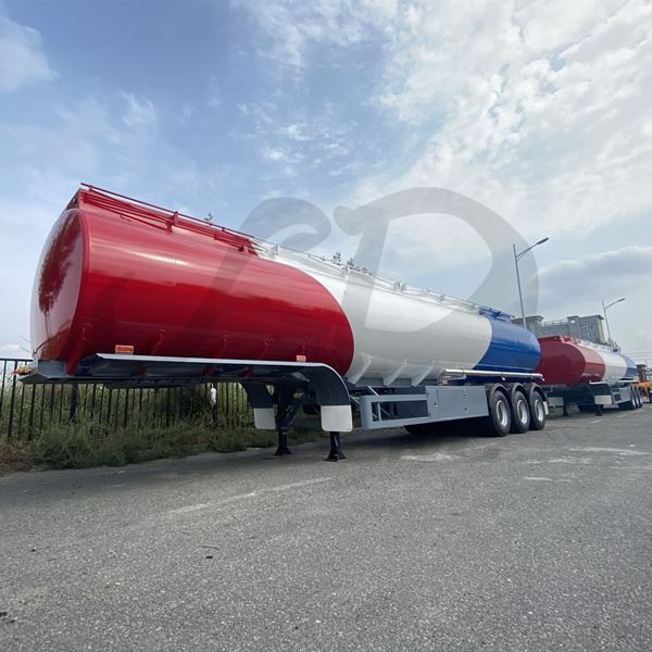 Production Of Fuel Tank Semi-trailer For Ghana Customer Is Completed